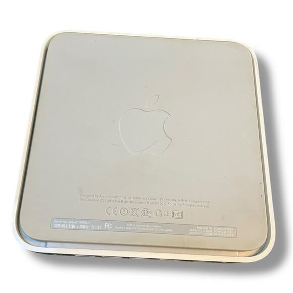 Apple AirPort Extreme A1408 WiFi Base Station Wireless Router Adapter Network - Picture 5 of 11